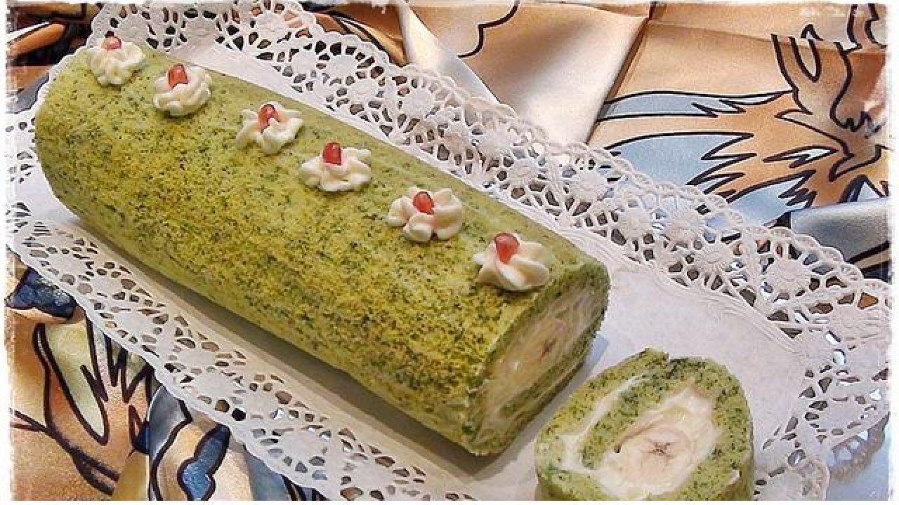 Ispanaklı Rulo Yaş Pasta Tarifi – Pasta Tarifleri