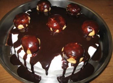 Profiterollü Pasta Tarifi – Pasta Tarifleri