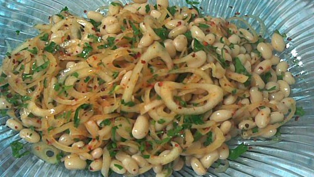 Kuru Fasulye Piyazı Tarifi – Zeytinyağlı Tarifler