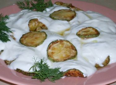 Yoğurtlu Kabak Kızartması Tarifi – Sebze Yemekleri