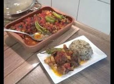 Izgarada Tavuk Çöp Şiş, Fırında Sebze Dizmesi ve Şehriyeli Bulgur Pilavı Tarifi – Bugün Ne Pişirsem?
