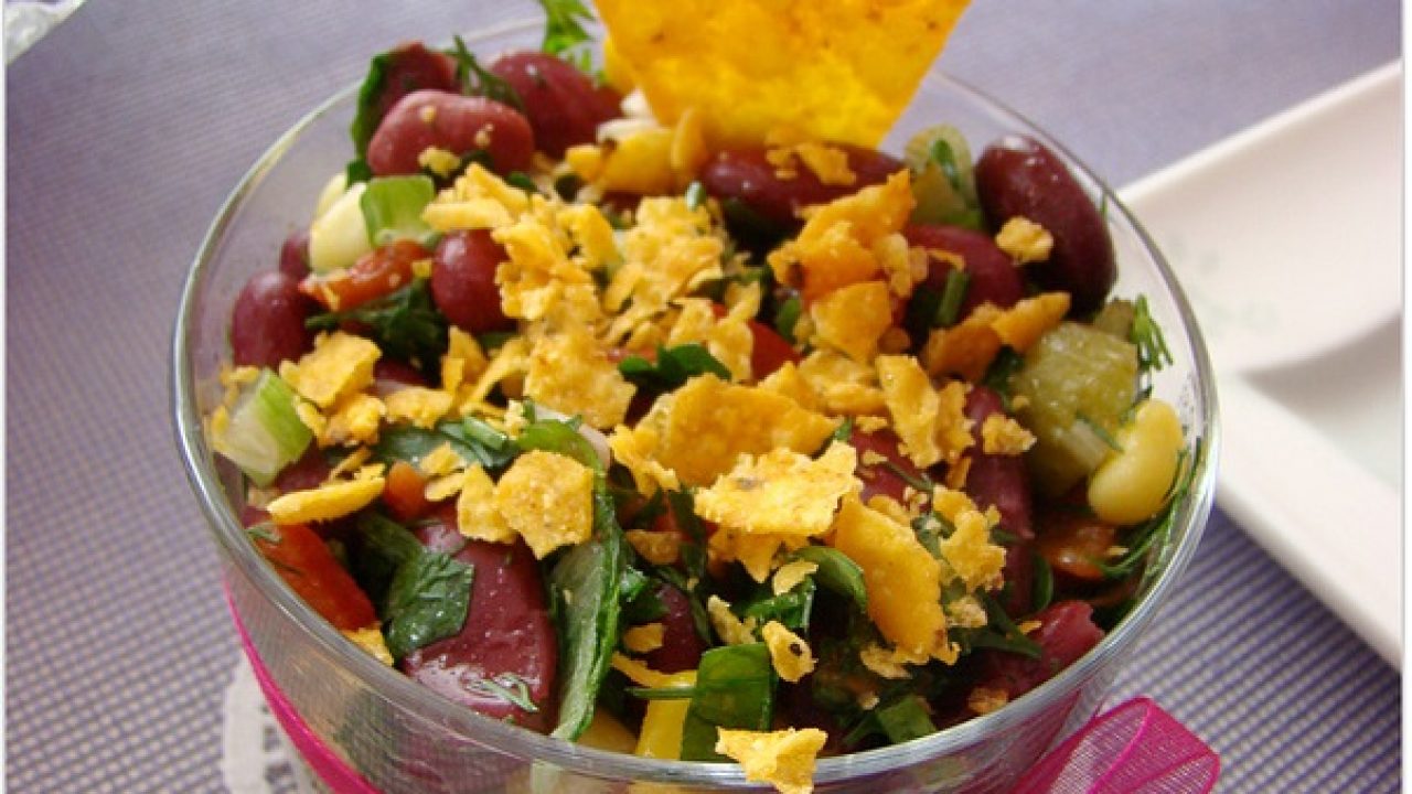 Meksika Fasulyeli Salata Tarifi – Salata Tarifleri