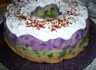 Renkli Patates Pastası