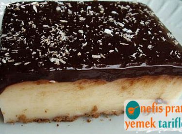 Çikolata Soslu Muhallebi Tarifi
