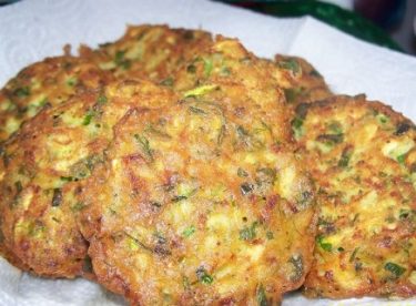 Enfes Kabaklı Patatesli Mücver