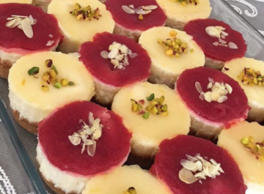 LİMONLU ve ÇİLEKLİ CHESSECAKE