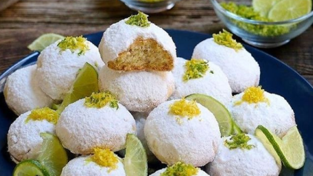 Limonlu,bademli,çaylı kurabiyeler
