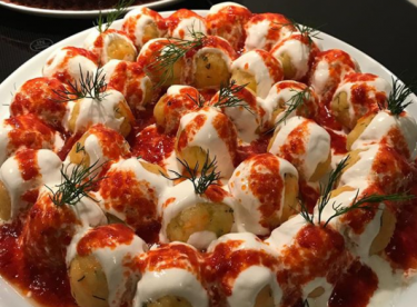 Yoğurtlu patates topları