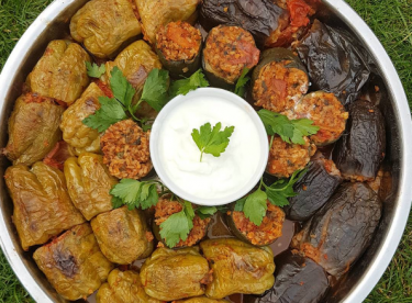Kıymalı Karışık Taze Dolma