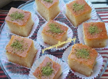 Ev yapımı portakallı revani tarifi