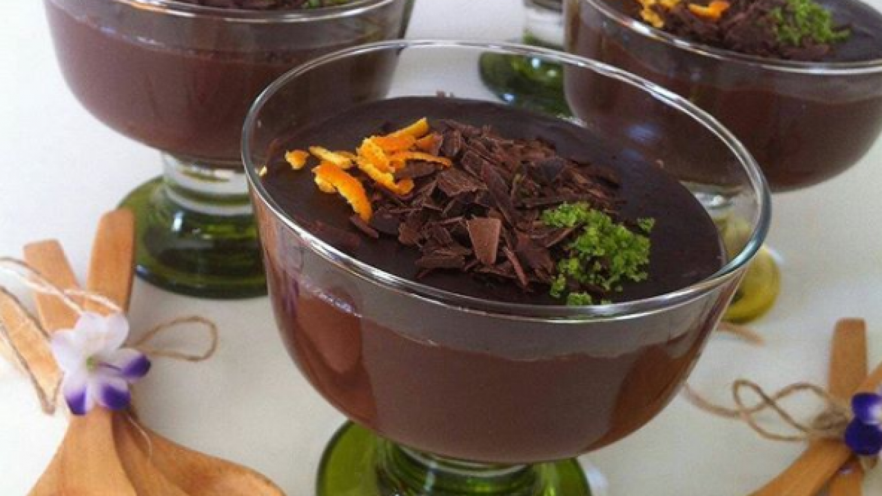 Portakallı çikolatalı puding tarifi
