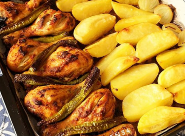 FIRINDA PATATES EŞLİĞİNDE BUT