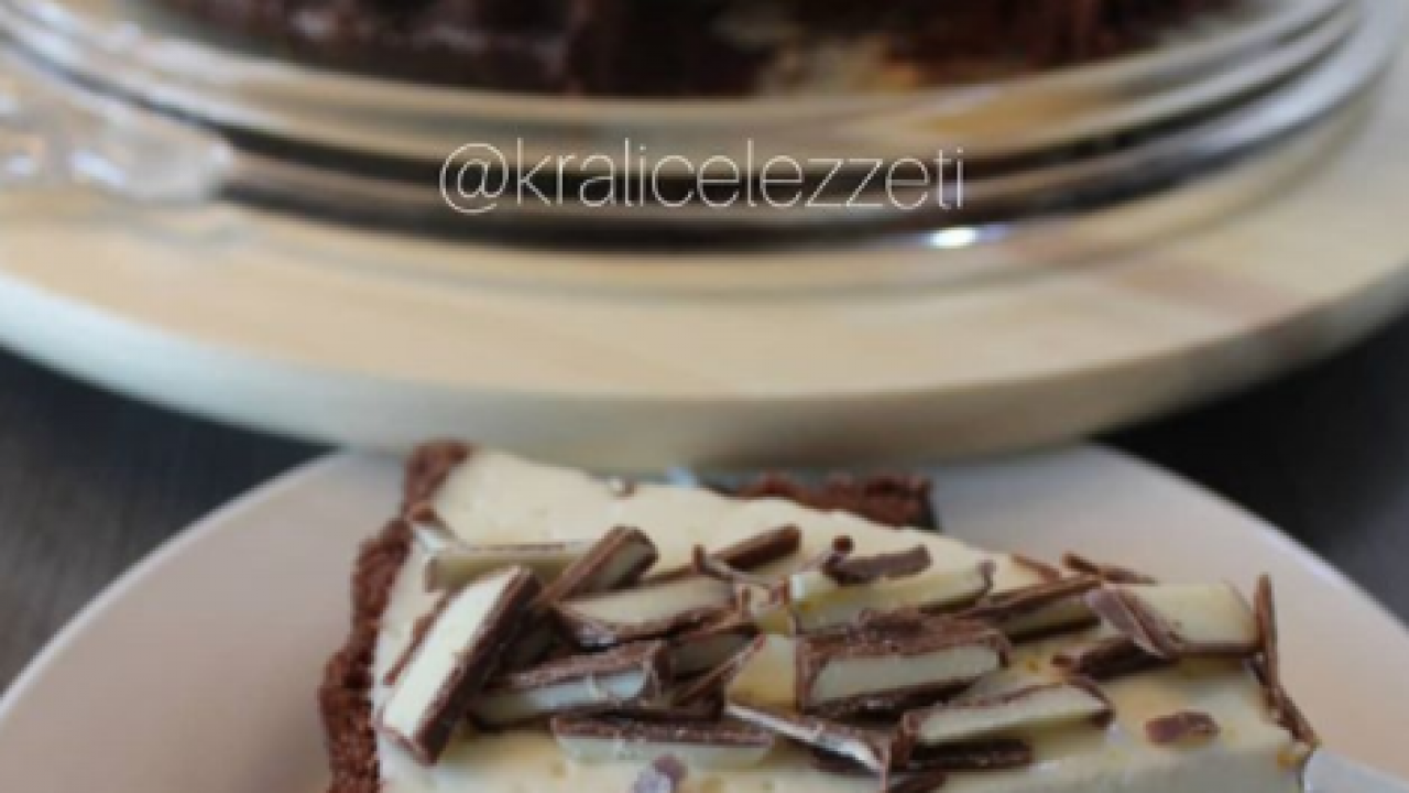 Çikolatalı Muhallebili Tart Pasta