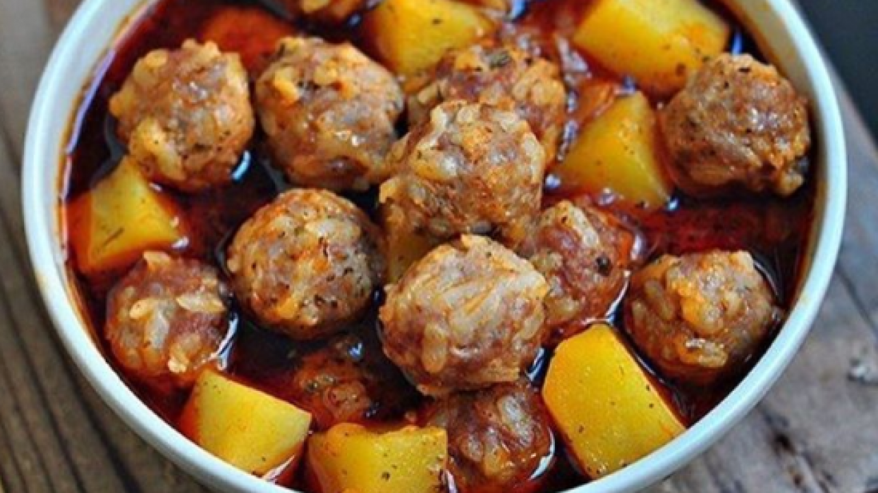 Patatesli Pirinçli Sıkı Köfte
