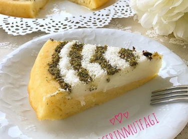 Tart Kalıbında Pratik Muhallebili,Şerbetli Tatlı