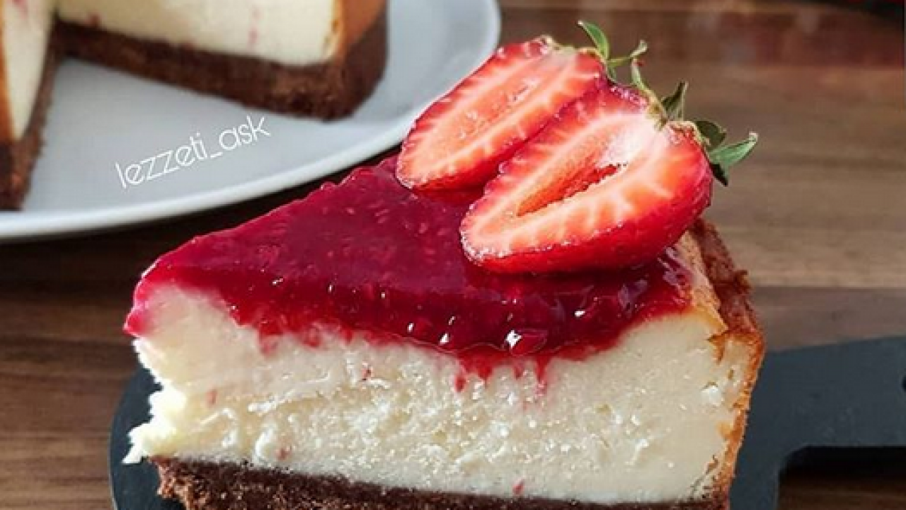 Frambuazlı cheesecake