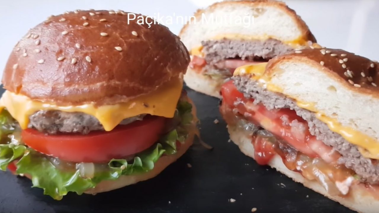 EV YAPIMI HAMBURGER