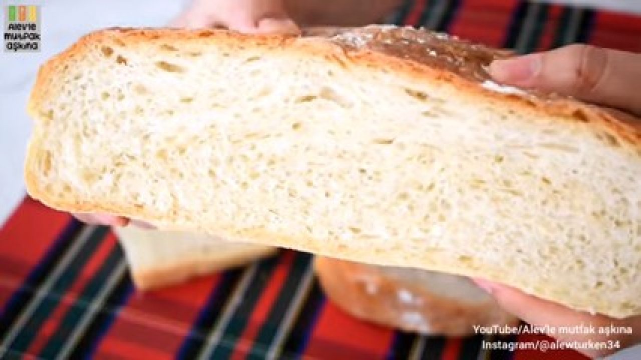 1 TATLI KAŞIĞI İNSTANT MAYA İLE KOSKOCAMAN EKMEK YAPIMI